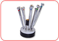 Screw  Drivers with Revolving Stand