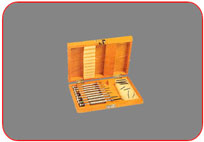 Screw  Drivers  with  Wooden Box and Spare Blades