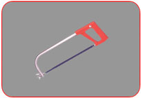 Tubular  Hacksaw  with  (Plastic Handle)